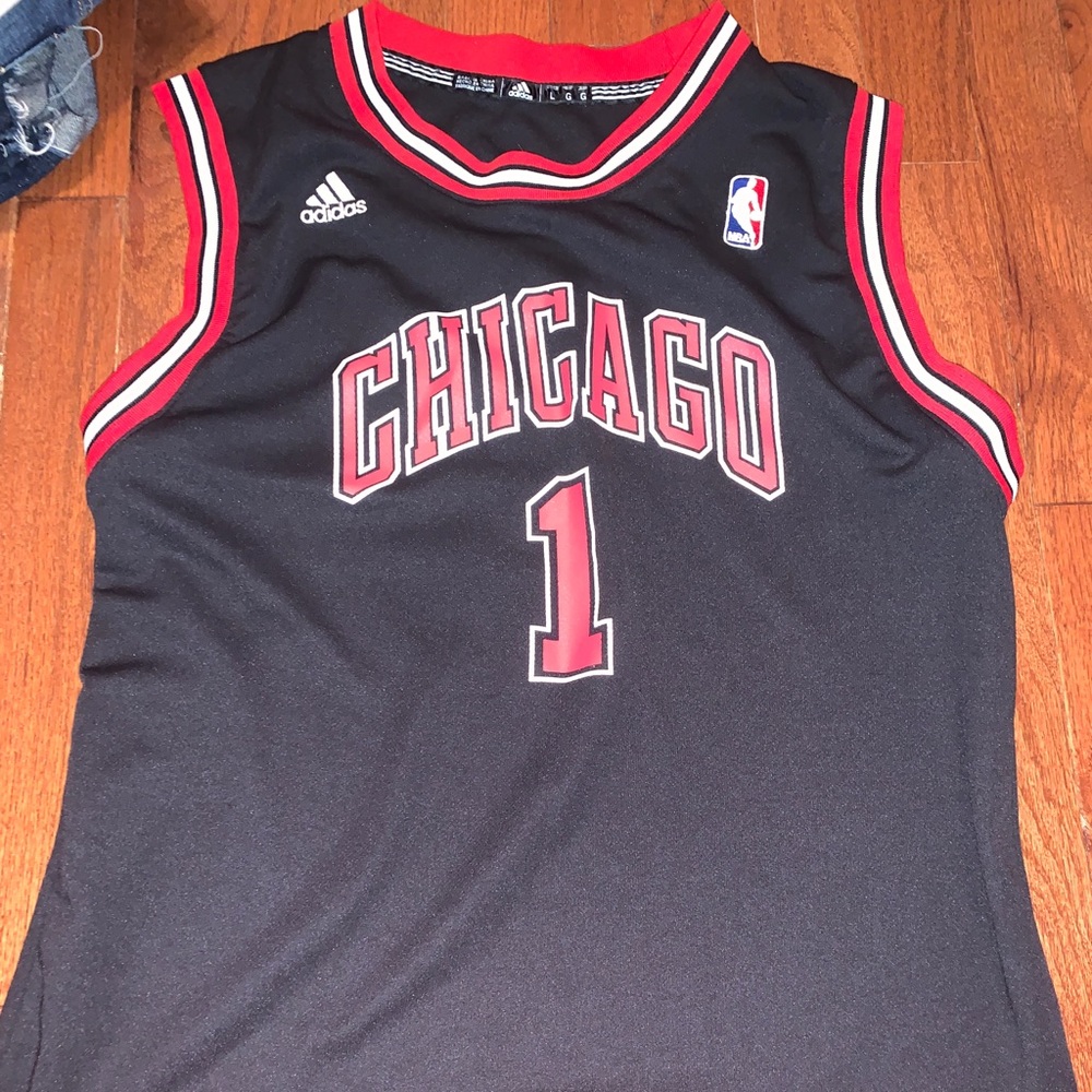 Adidas NBA Chicago bulls jersey, #1 Derrick Rose